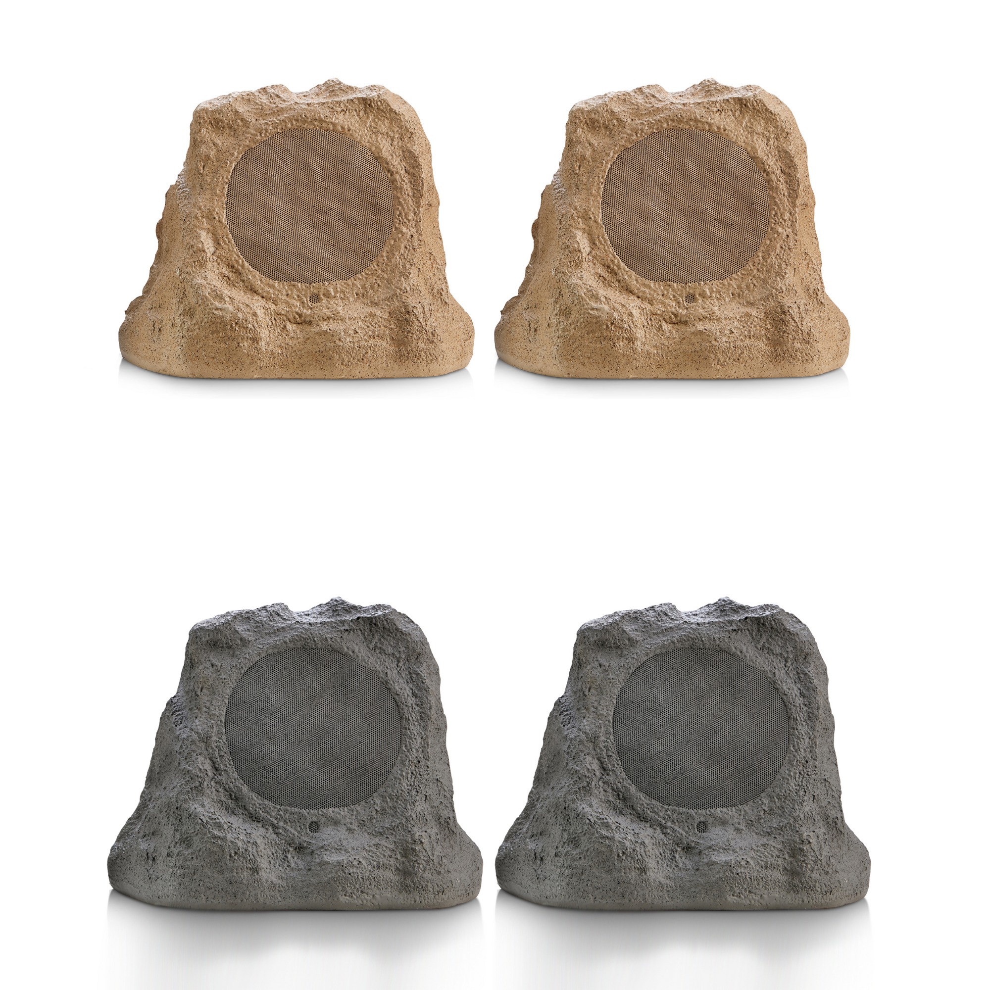 SoundPro Dual Bluetooth Outdoor Weatherproof Rock Landscape Speakers