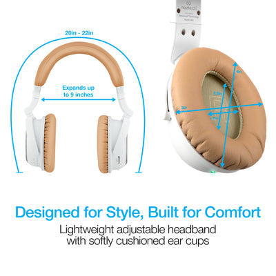 Naztech i9 BT Active Noise Canceling Headphones (NOISE-PRNT)