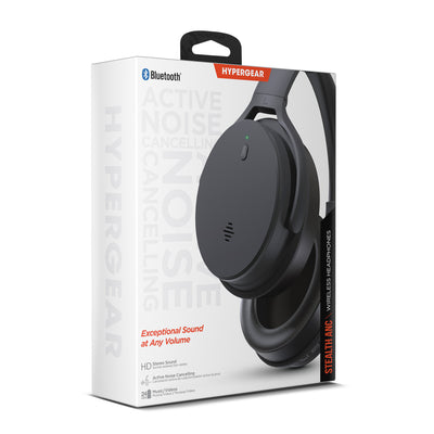 HyperGear Stealth ANC Wireless Headphones with Dynamic Bass Feature (15540-HYP)
