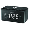 Supersonic Clock Radio Alarm Clock with Built-in Qi Wireless Charging Station (SC-6030QI)
