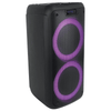 Norcent Dual 6.5" Portable Party Bluetooth Speaker with Flashing LED Lights