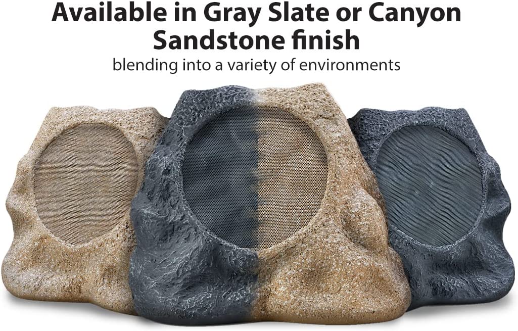 SoundPro Bluetooth Multi-Link Solar Rechargeable Wireless Rock Speaker