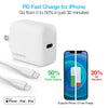 Naztech 20W PD Wall Charger + USB-C to Lightning 4ft Cbl WHT (15396-HYP)