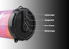 BOOMER IMPULSE FLASH Bluetooth® Boombox with LED Lights (NAS-3087)