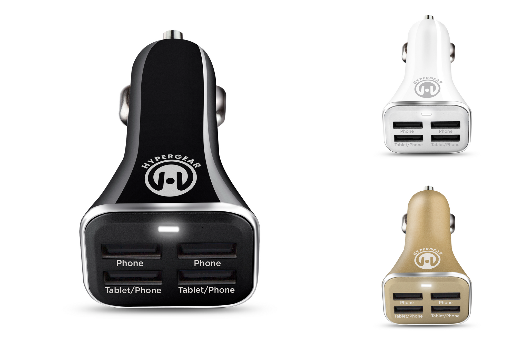 HyperGear Quad USB 6.8A Car Charger