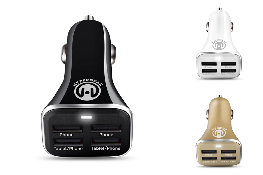 HyperGear Quad USB 6.8A Car Charger