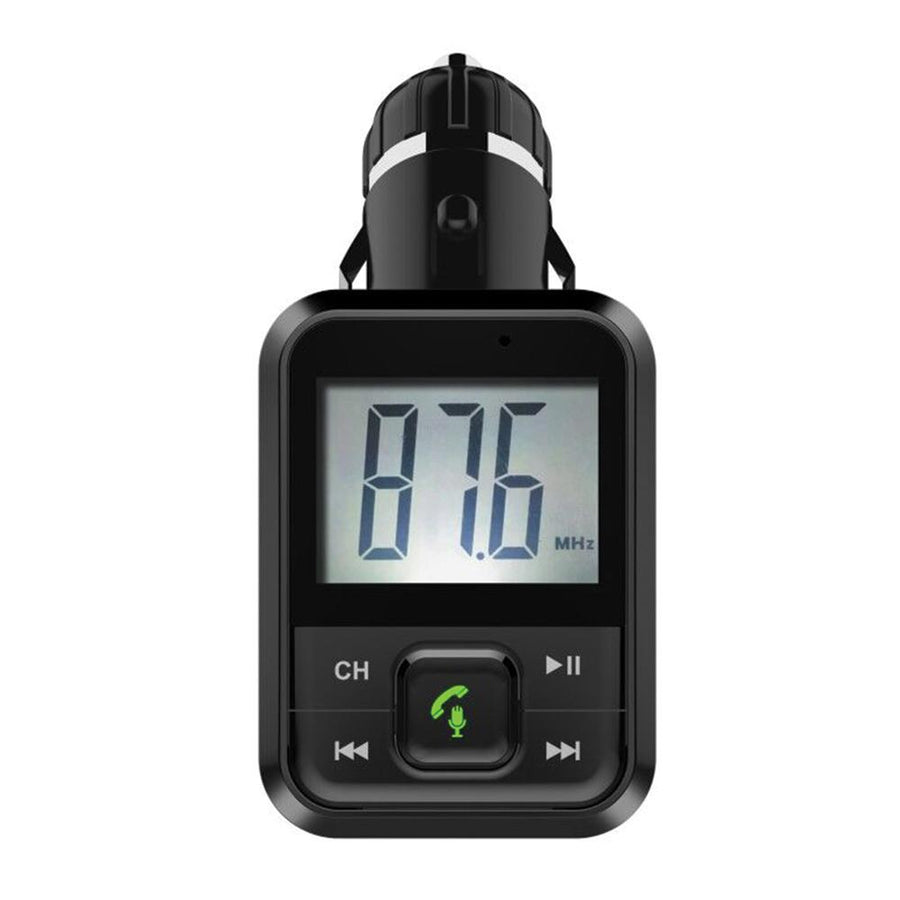 Bluetooth Wireless FM Transmitter with USB, AUX, and Micro SD Inputs (IQ-205BT)