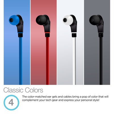 Naztech NX80 Stereo Earphones with Mic 3.5mm (14355-HYP)