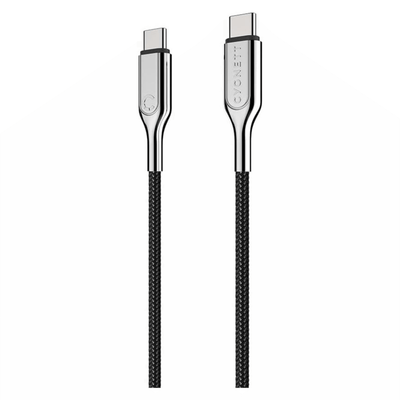 Cygnett Armoured USB-C to USB-C 2.0 Braided Charging Cable 2M w Turbo-Charging