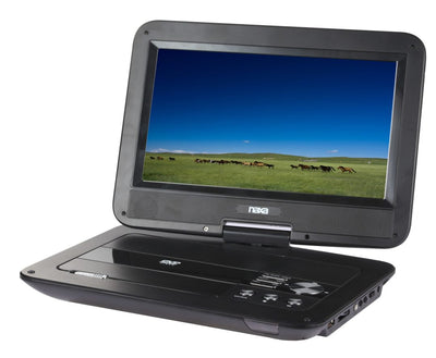 10" TFT LCD Swivel Screen Portable DVD Player with USB, SD & MMC Inputs (NPD-1003)