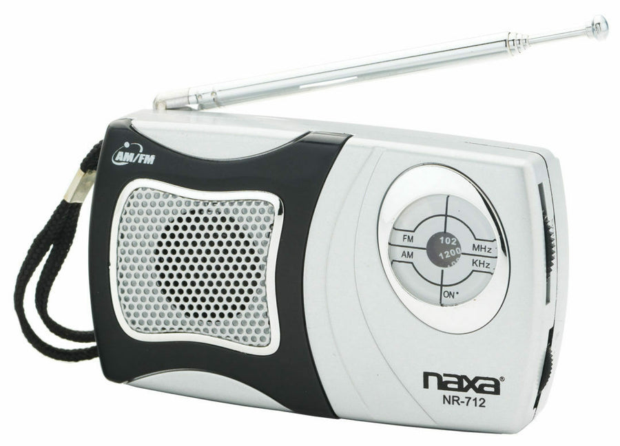 AM FM Mini Pocket Radio with Built-in Speaker (NR-712)