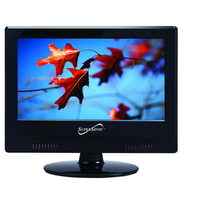 13.3" Supersonic 12 Volt ACDC Widescreen LED HDTV with USB and HDMI (SC-1311)