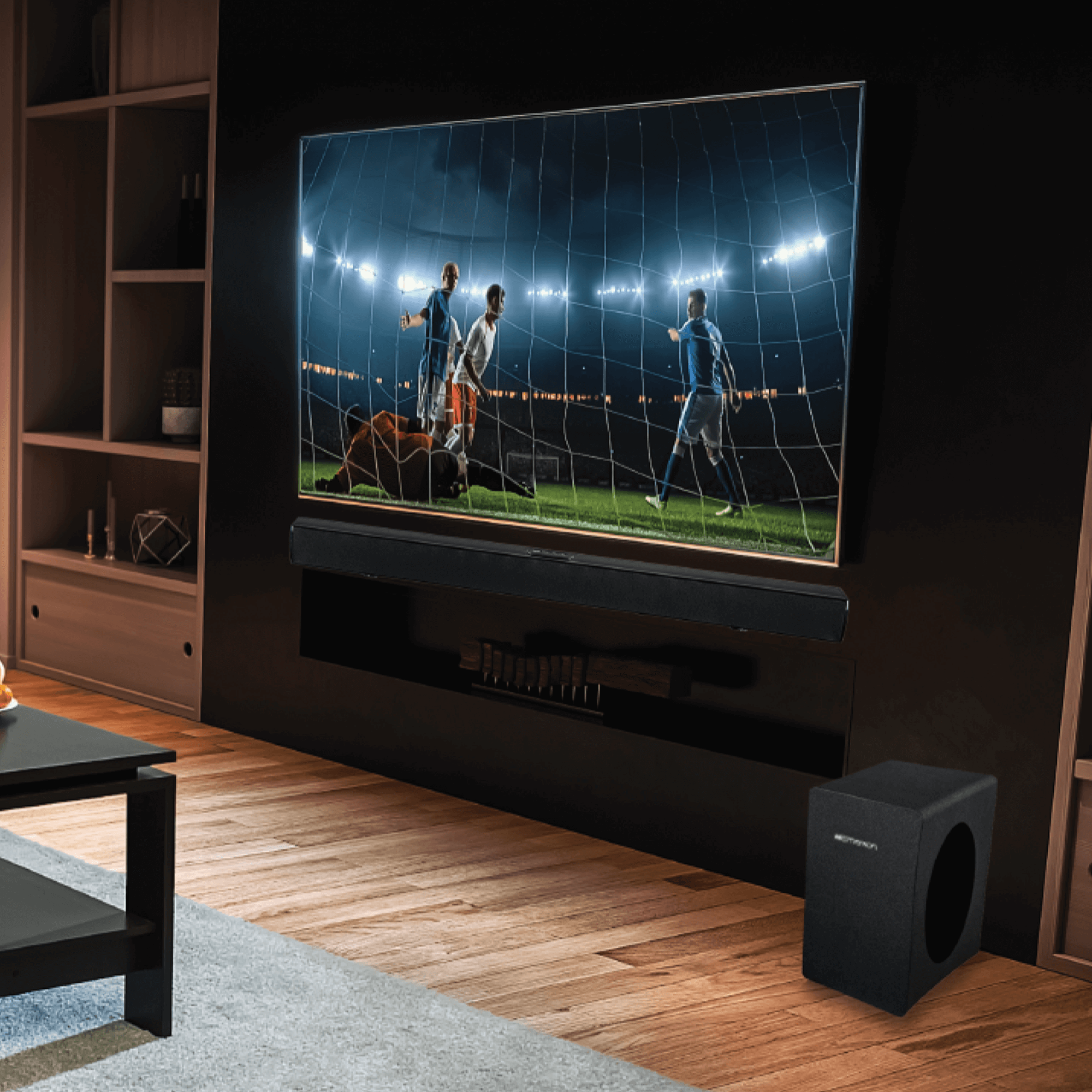 Emerson 37" Bluetooth Soundbar with Subwoofer and Remote Control