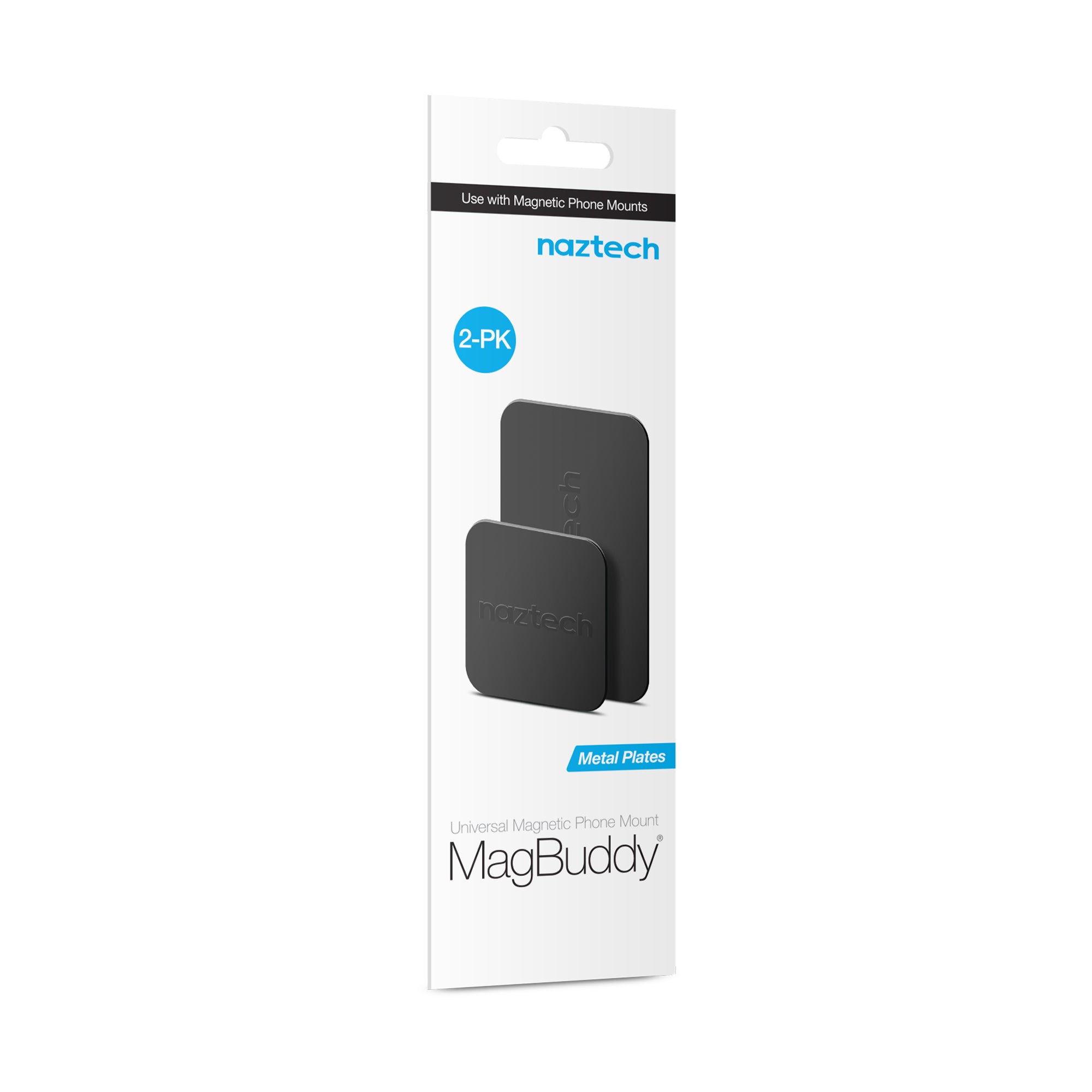 Naztech MagBuddy Universal Metal Plates Black (13626-HYP)