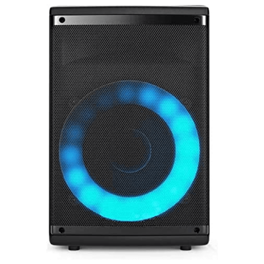 Norcent Portable Bluetooth TWS 8" Speaker System with Flashing LED Lights