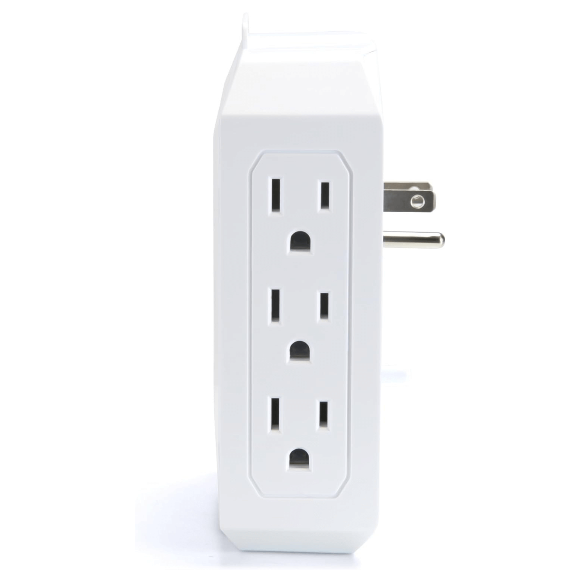 Emerson 6-Outlet + USB Wall Charger with Surge Protection and LED Lighting