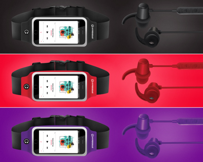 HyperGear ActiveGear Wireless Earphones + Sport Belt