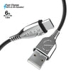 Naztech Titanium USB to USB-C Braided Cable 6ft