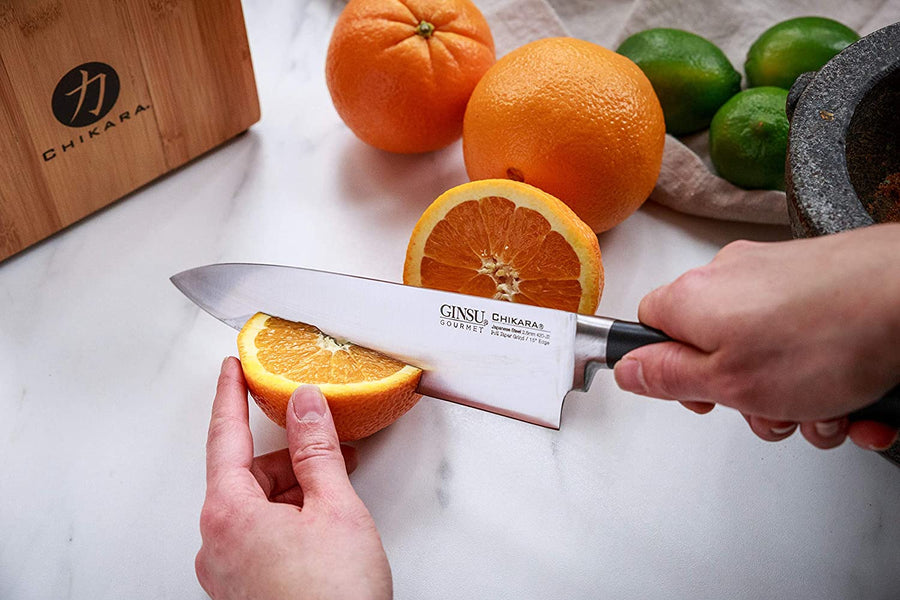 Ginsu Gourmet Chikara Series Forged 420J Japanese Stainless Steel 8" Chef's Knife