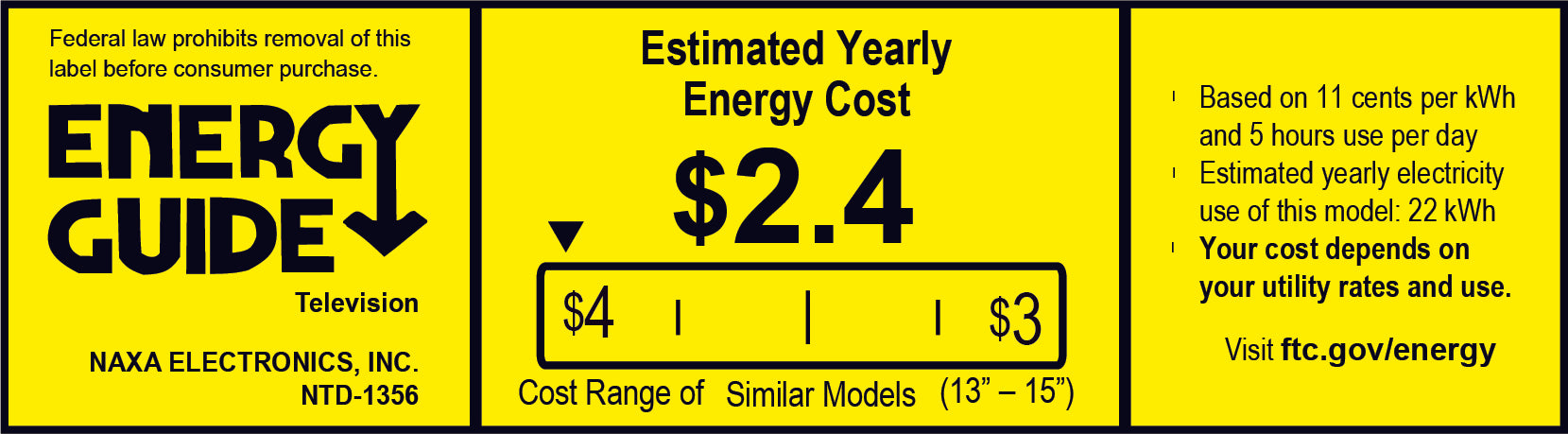 Naxa 13.3" 12Volt ACDC LED HDTV ATSC with DVD and Media Player & Car Package (NTD-1356)
